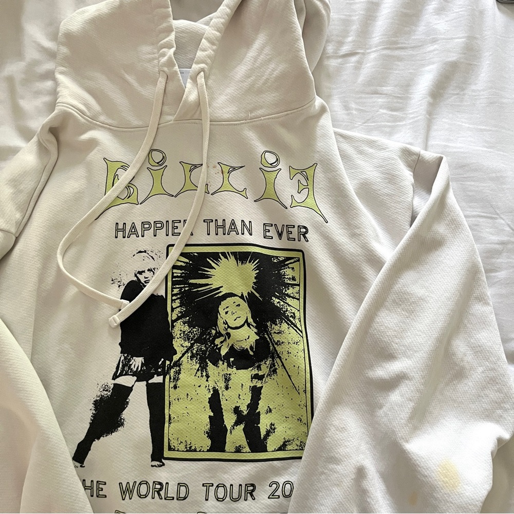 billie eilish happier than ever concert hoodie